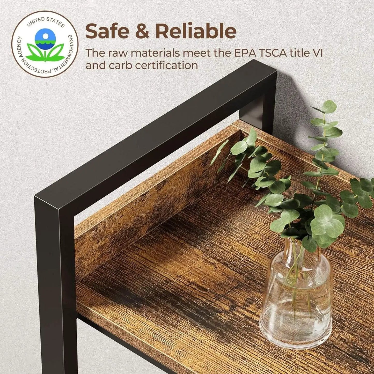65 Inch Five Tier Corner Bookshelf With Open Shelves from PriceLows™