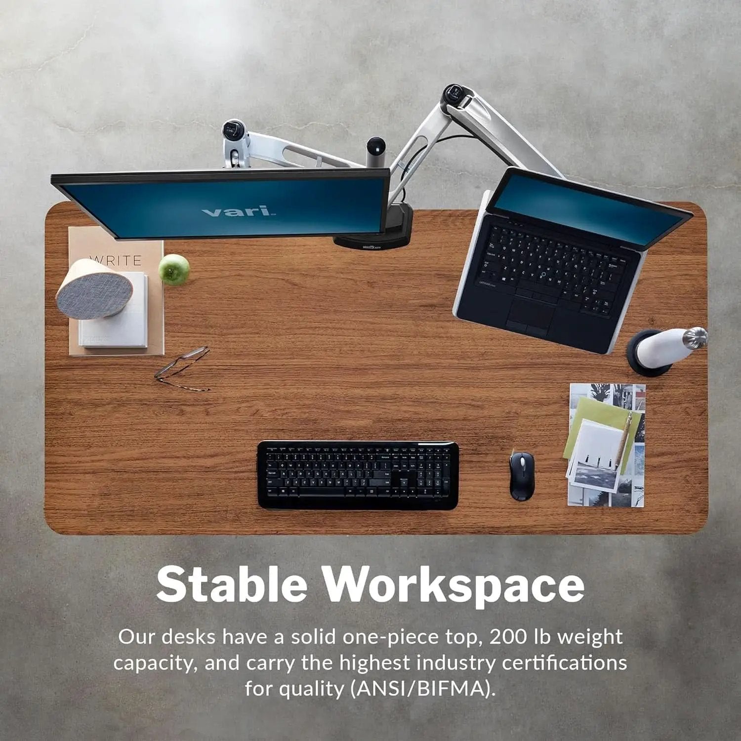 Electric Standing Desk 60x30 Memory Presets Studio from PriceLows™