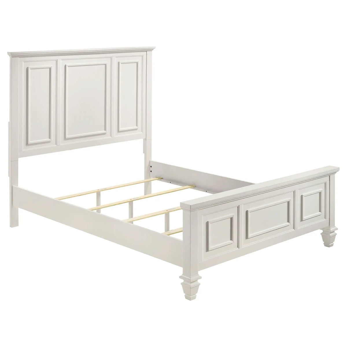 Sandy Beach 5-piece Queen Bedroom Set Cream | 5-Piece Set | Engineered Wood | White