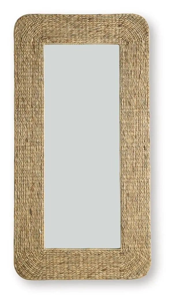 Norigan Floor Mirror | 36 x 1.38 x 71.75 in | Home Furniture | Natural