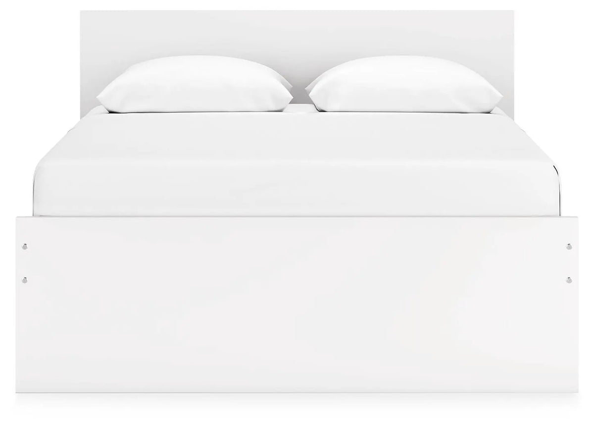 Onita Panel Platform Bed | Minimal Design | Ultra-Clean Lines | Easy-Elegant Solid Finish