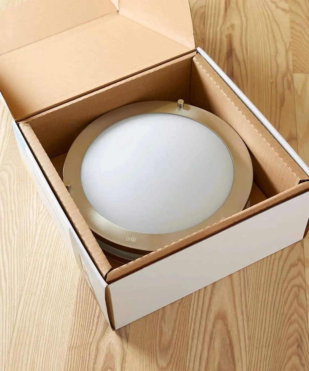 Flush Mount Light | Circadian LED | 1 Light | Brushed Nickel