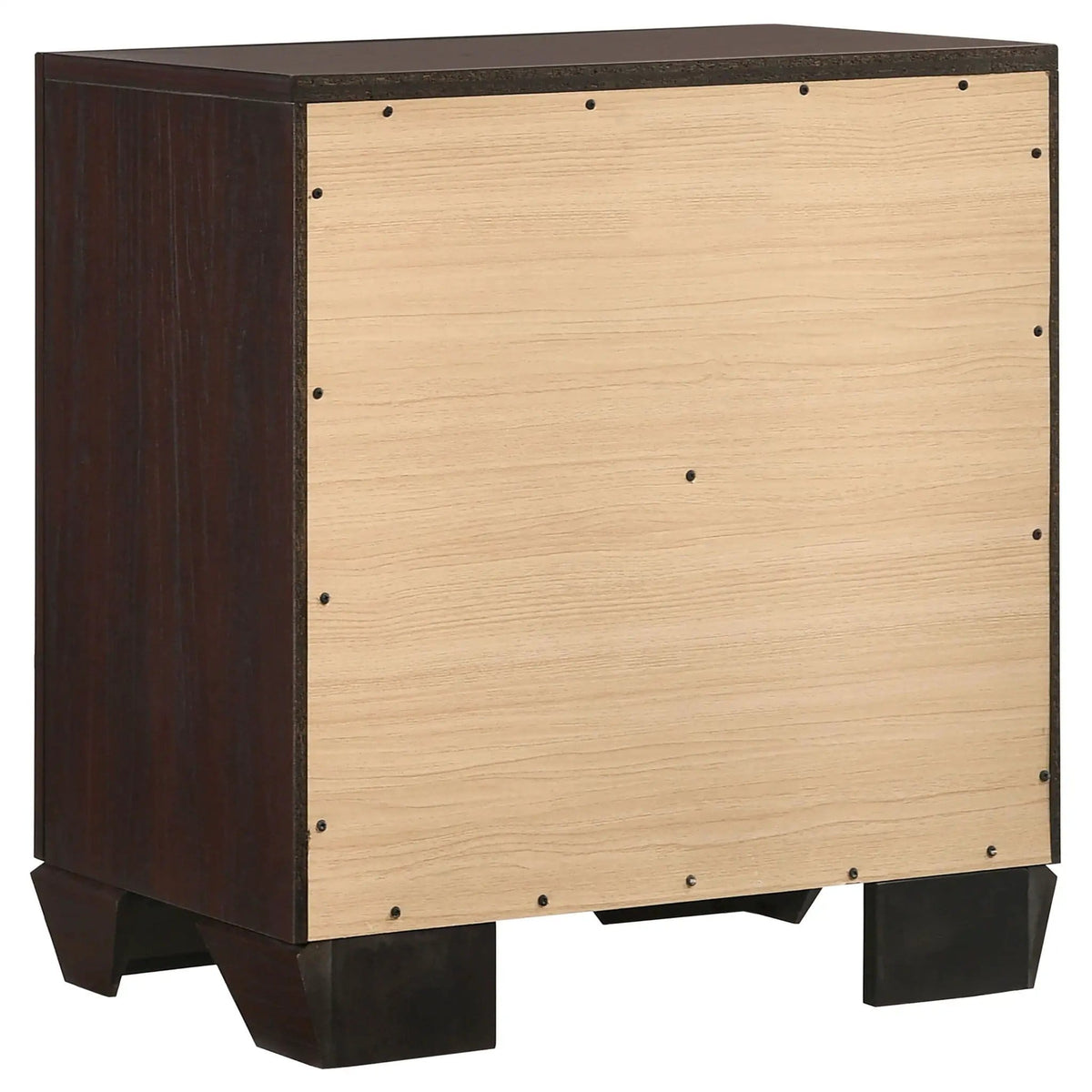 Kauffman 2-drawer Nightstand Dark Cocoa | 23.5 x 16.5 x 27 in | Wood | Bedroom