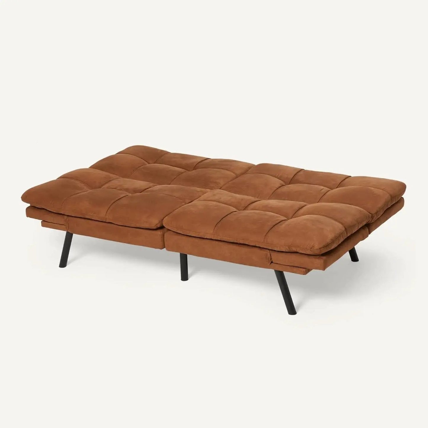 Brown Transformable Loveseat With Memory Foam Sleeper from PriceLows™