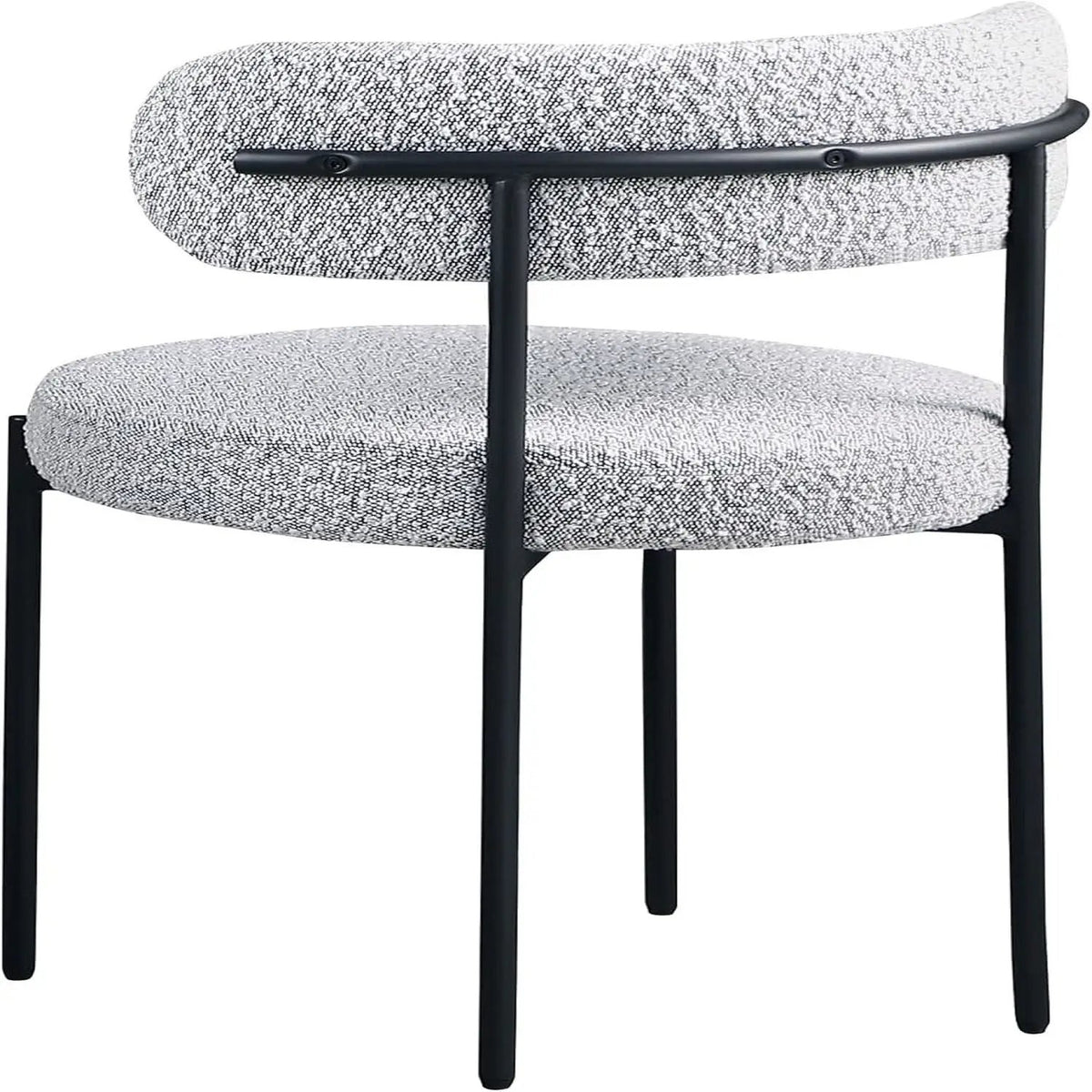 Upholstered Kitchen Chairs | Fabric Upholstery | Metal Legs | Set Of 2