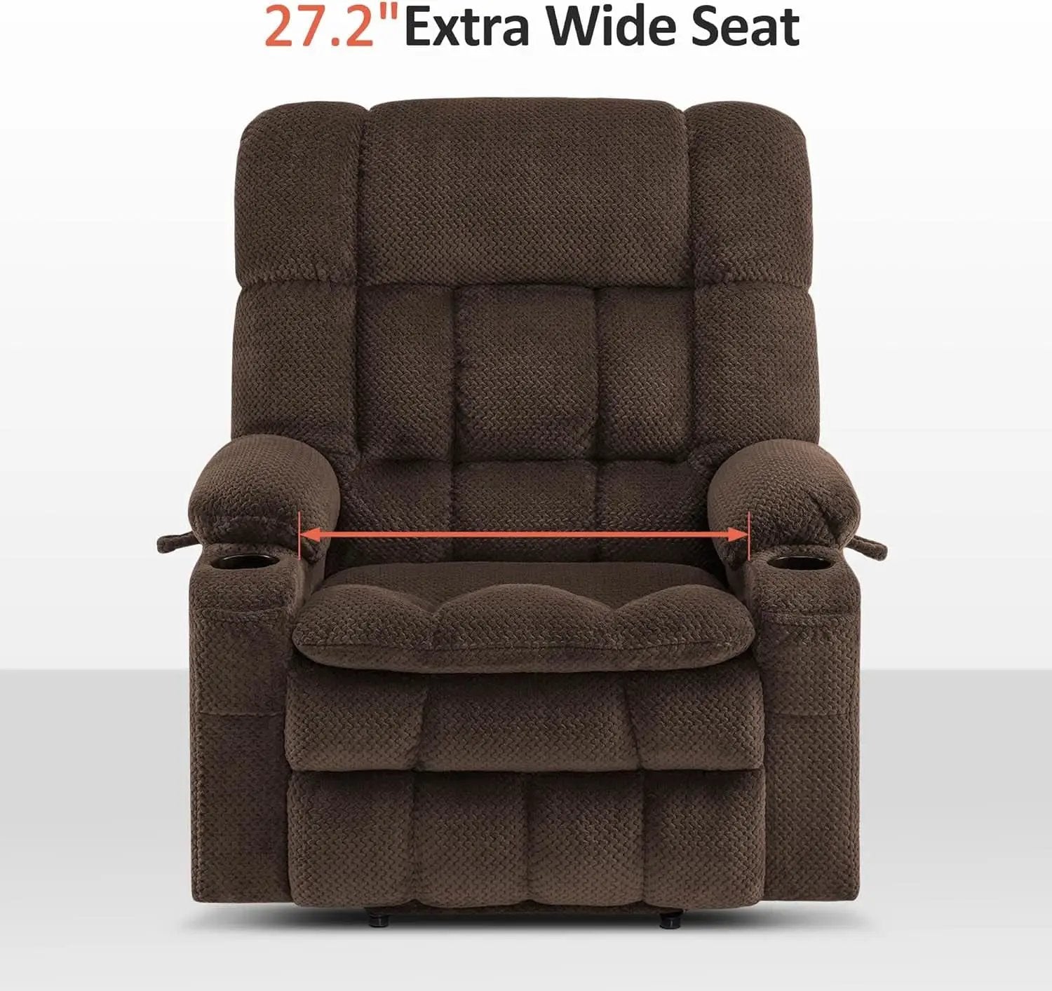 Large Power Lift Recliner With Massage And USB Ports from PriceLows™