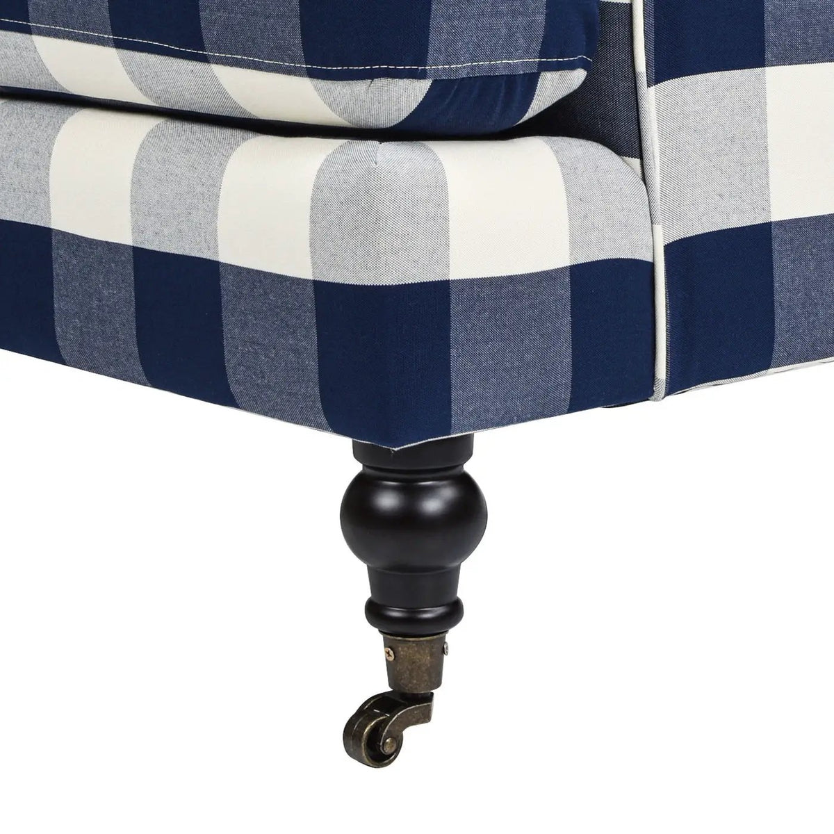 Alana Lawson Accent Arm Chair | Casters | Kiln-Dried Solid Wood Frame | Artisan Crafted