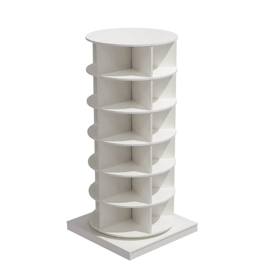 360 Rotating Shoe Cabinet 6 Layers Shoe Rack | 2 Pieces | Home Furniture | Home