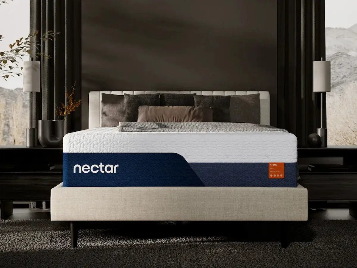 Nectar Ultra Memory Foam Mattress | 15 Inch Height | Fabric Cover | Multiple Comfort Layers