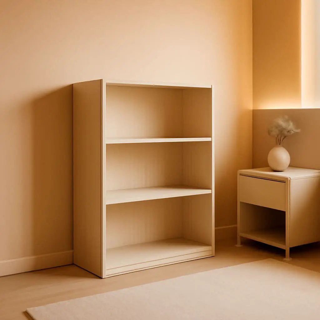 Pasir 3-Tier Open Shelf Bookcase Maple 22.7W X 9.7D X 31.5H from PriceLows™
