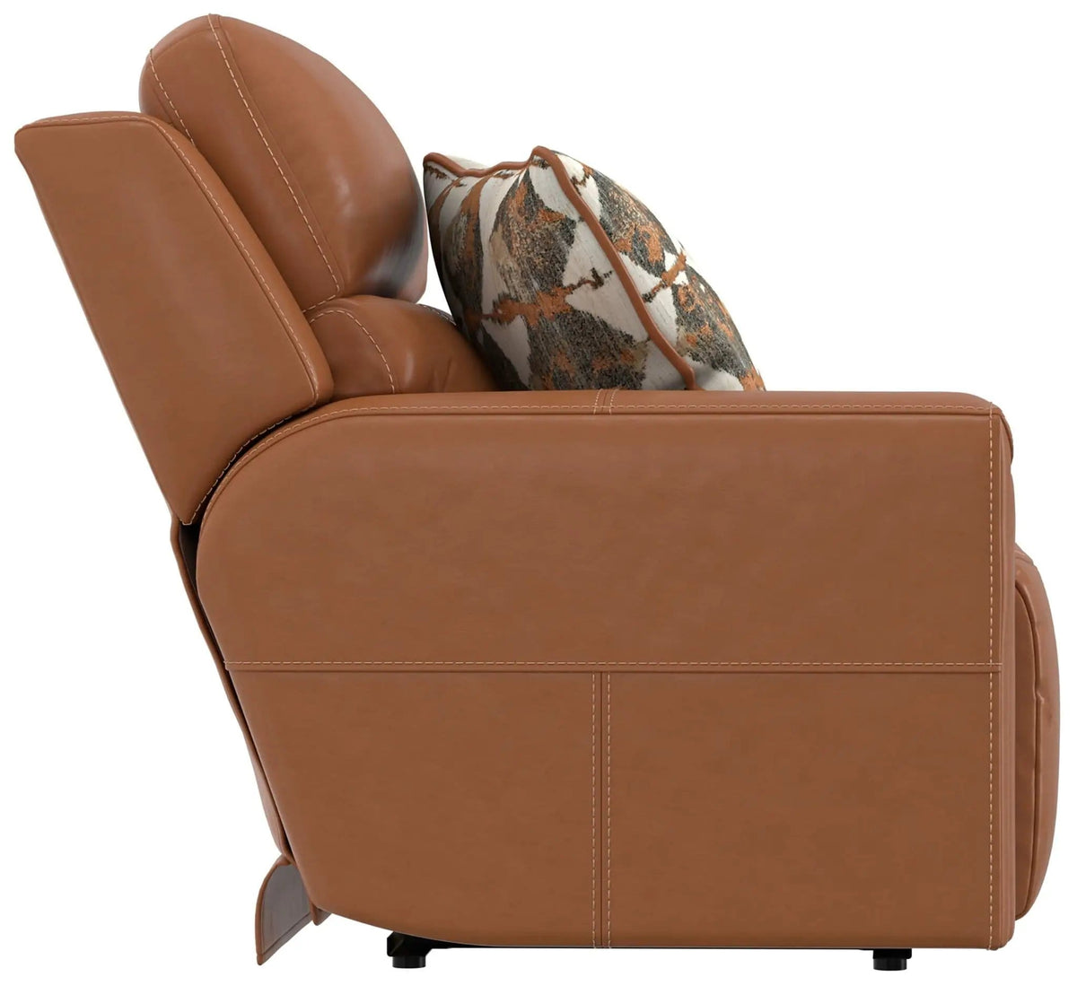 Arezzo Power Headrest Power Lay Flat Recliner With Zero Gravity/Extended Ottoman | 2 Pieces | Leather | Living Room