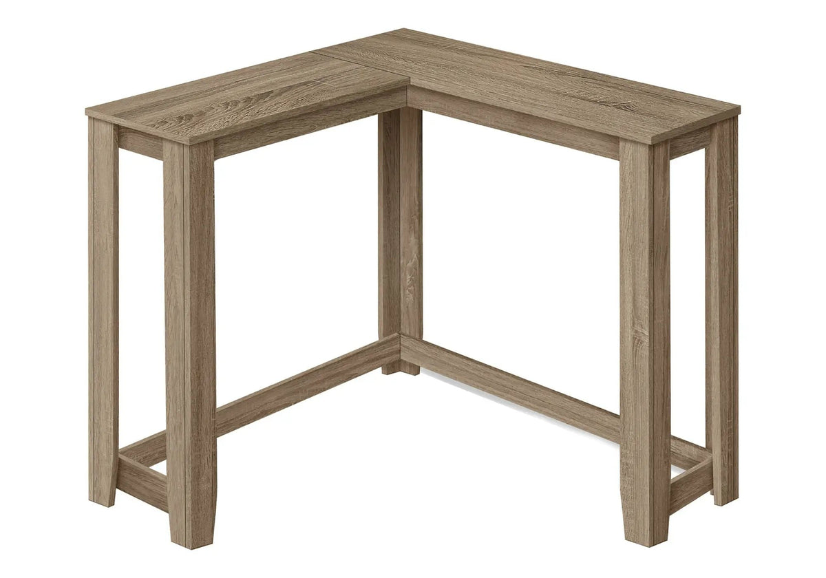 Corner Console Table | Unique Corner Design | Two-Tier Panel Construction | Hallway Use