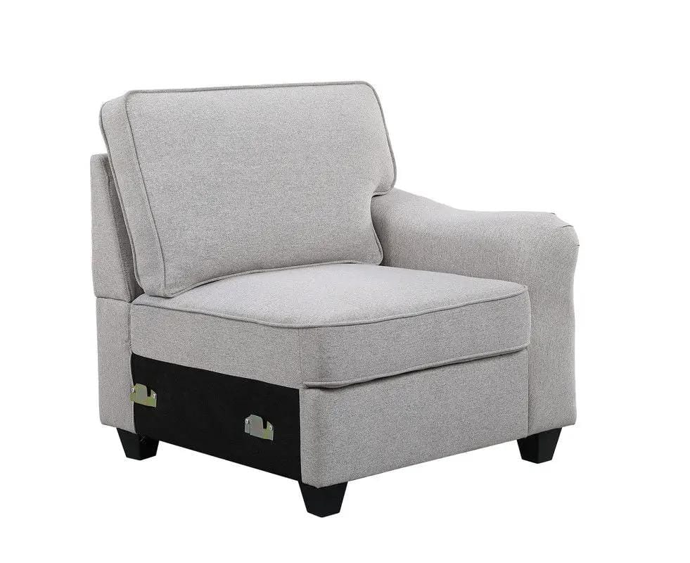 Leo Comfor Modular Sofa And Ottoman 2 Piece Living Room Set | 2 Pieces | Fabric | Living Room