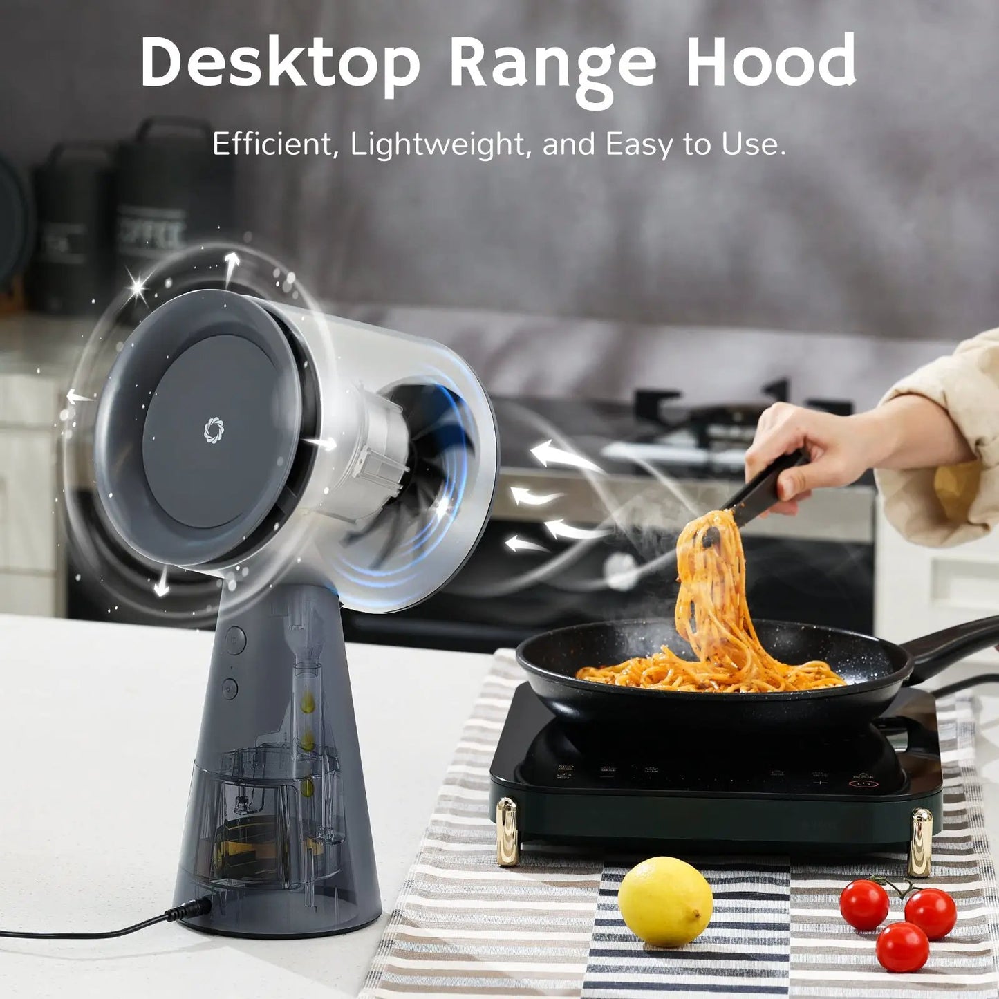 RH180 Portable Desktop Range Hood, Wired Powered Option from PriceLows™