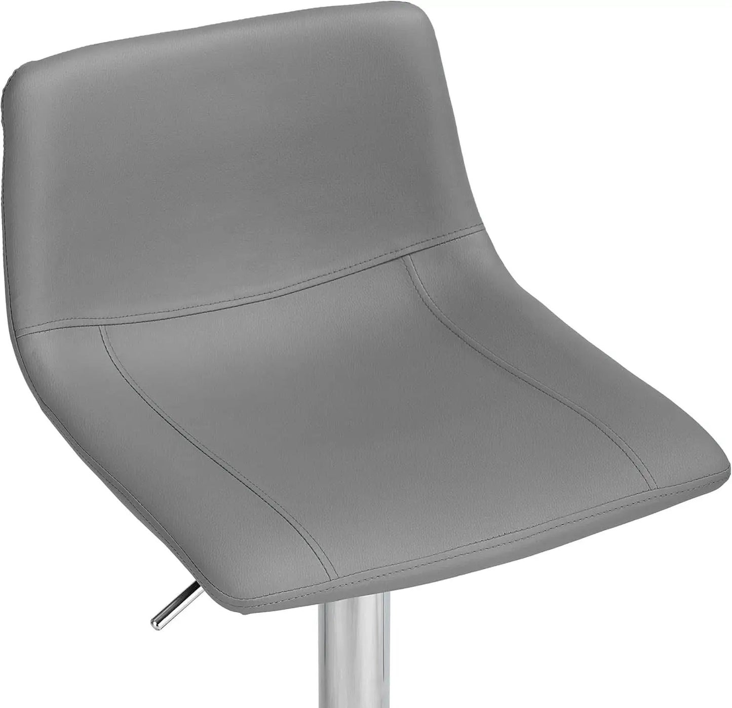 Modern Grey PU Leather Swivel Bar Stools Set from PriceLows™