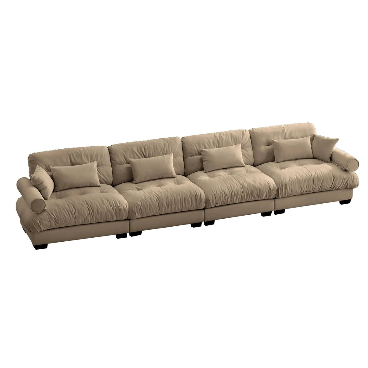 Modular Sectional Sofa | Deep Seat Cushions | Vintage Velvet