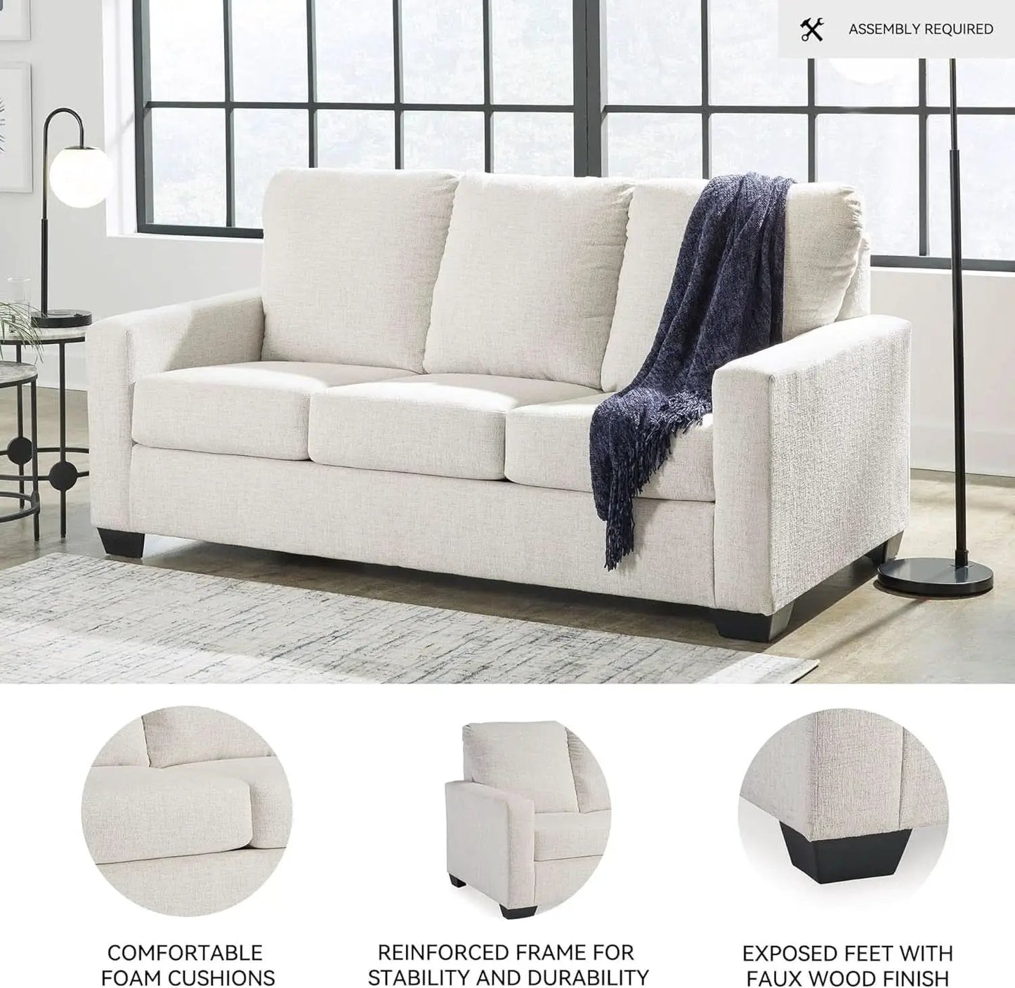 Rannis Coastal Pro 2in1 Sofa Sleeper GelMemoryFoam from PriceLows™