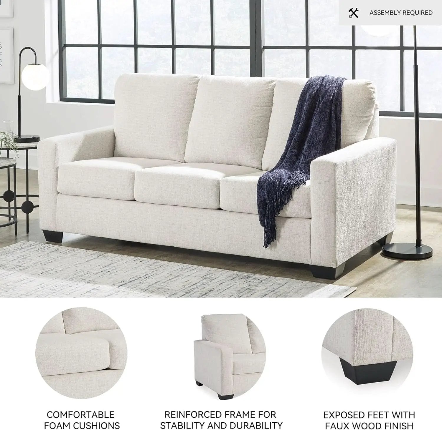 Rannis Coastal Pro 2in1 Sofa Sleeper GelMemoryFoam from PriceLows™