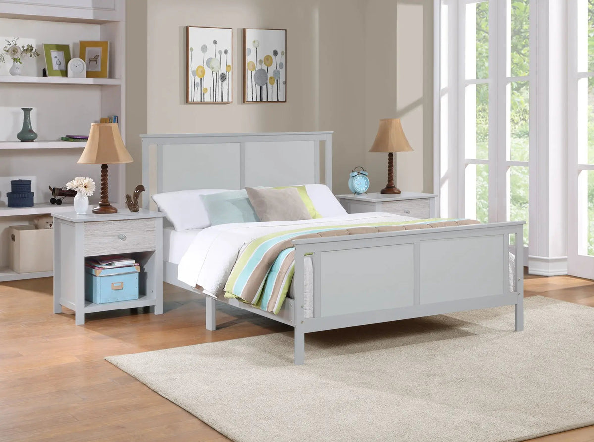 Connelly Twin Panel Bed | Split Panel Headboard | Reversible Back Panel | Traditional Heritage Design