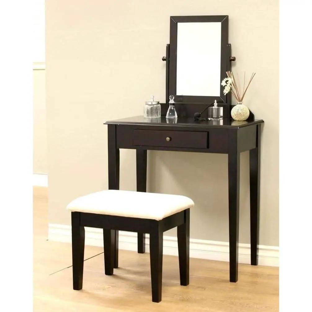 Espresso Transitional Vanity Set With Mirror For Home Use from PriceLows™