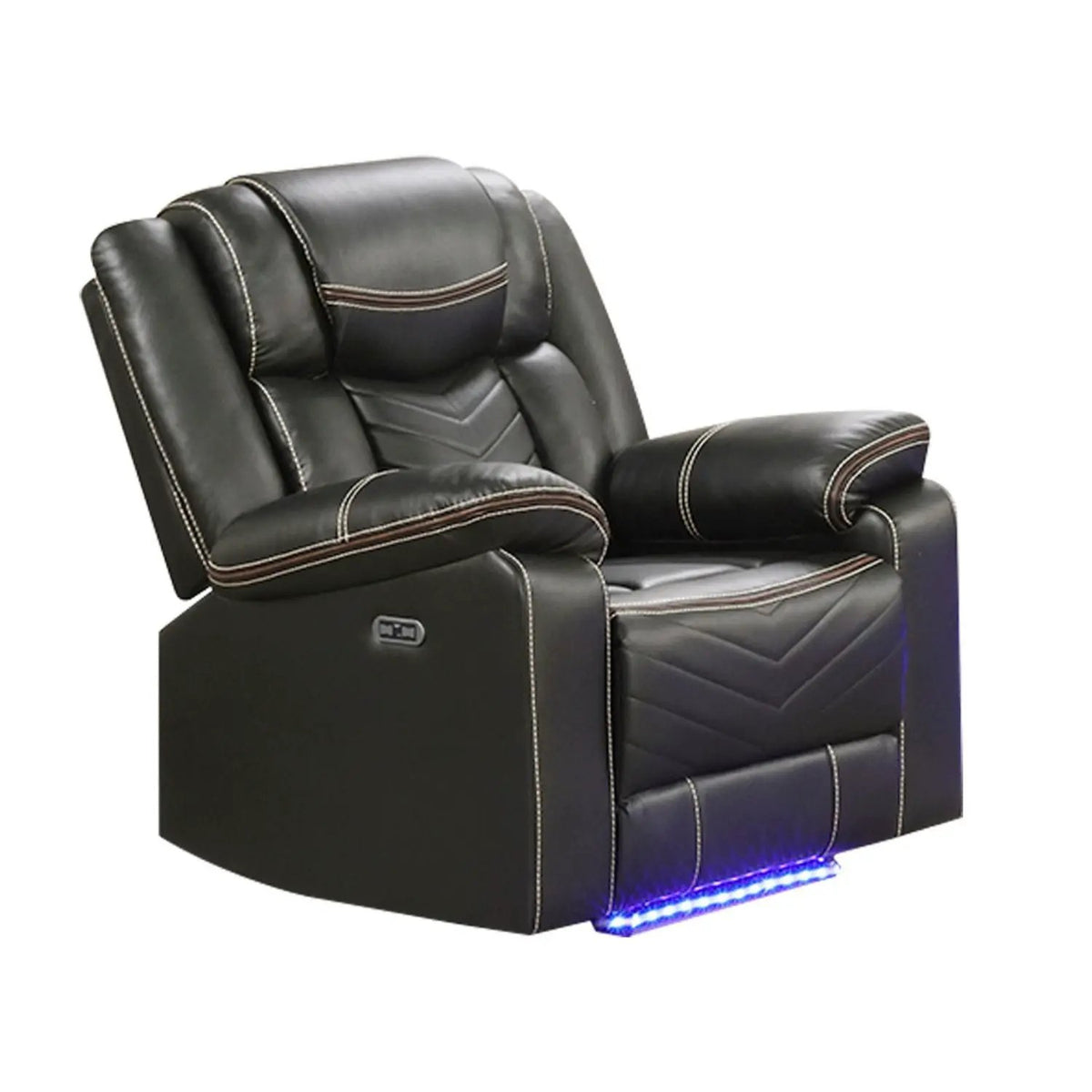 Power Recliner Chair | LED Lighting at Base | USB Charging Port