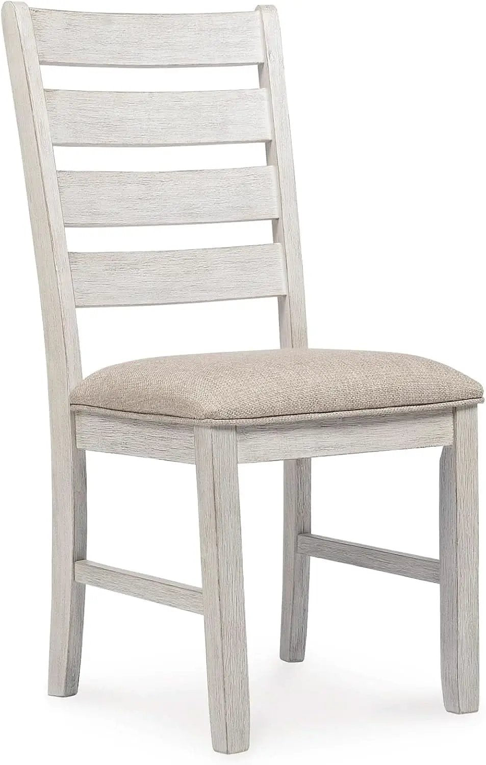 Dining Room Chair Set Of 2 Whitewash Finish Upholstered from PriceLows™