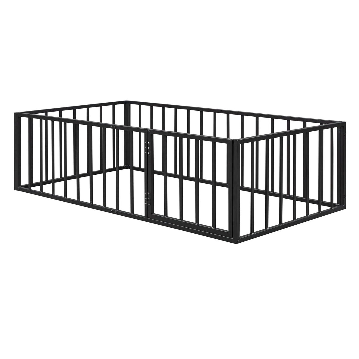 Metal Floor Bed Frame | Raised Fence Gate | Low Platform Design