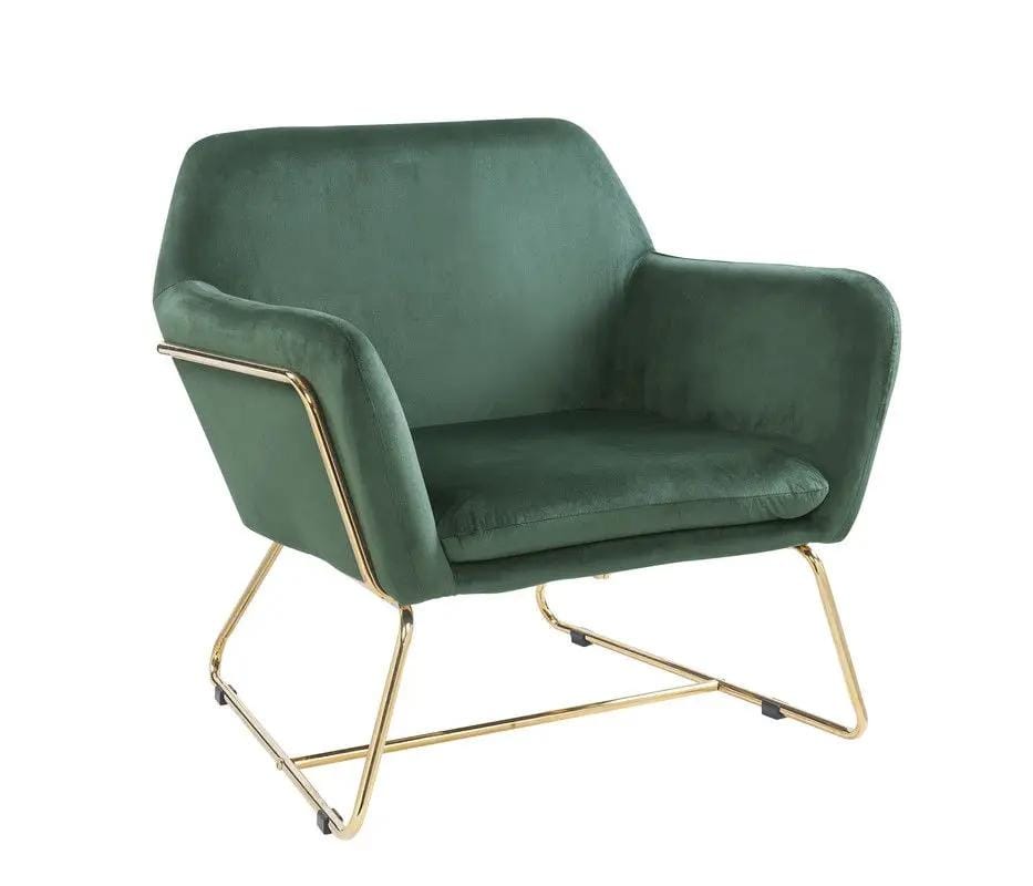 Keira Accent Chair With Metal Base | 3 Pieces | Metal | Living Room