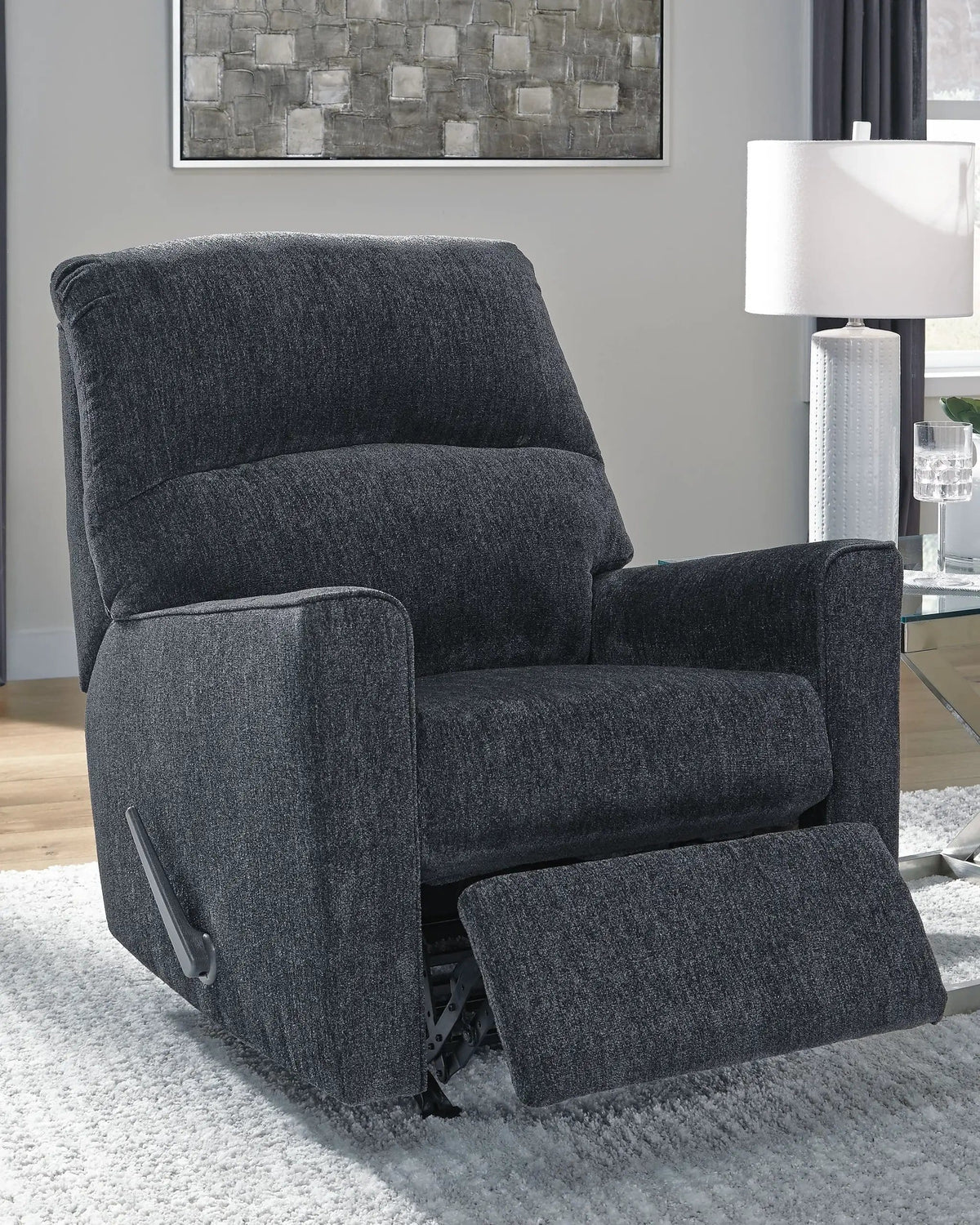 Altari Rocker Recliner Rocker Chair | 2 Pieces | Chenille & Fabric | Living Room