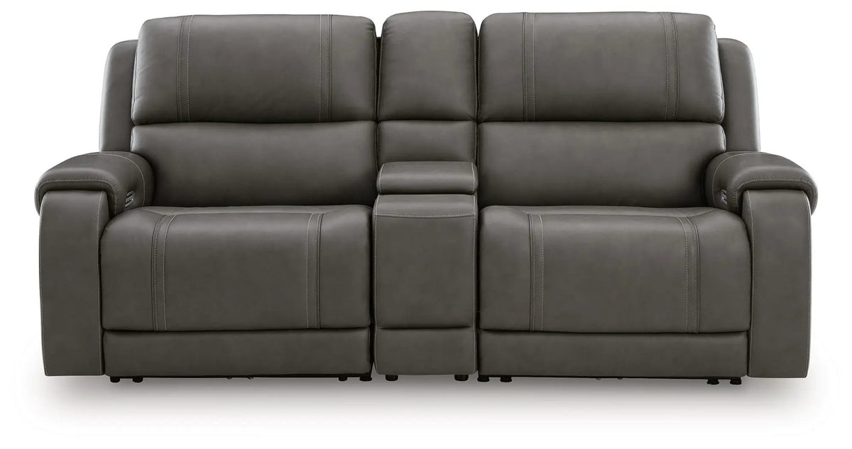 Power Reclining Sectional | USB Charging | Adjustable Headrests | Mocha