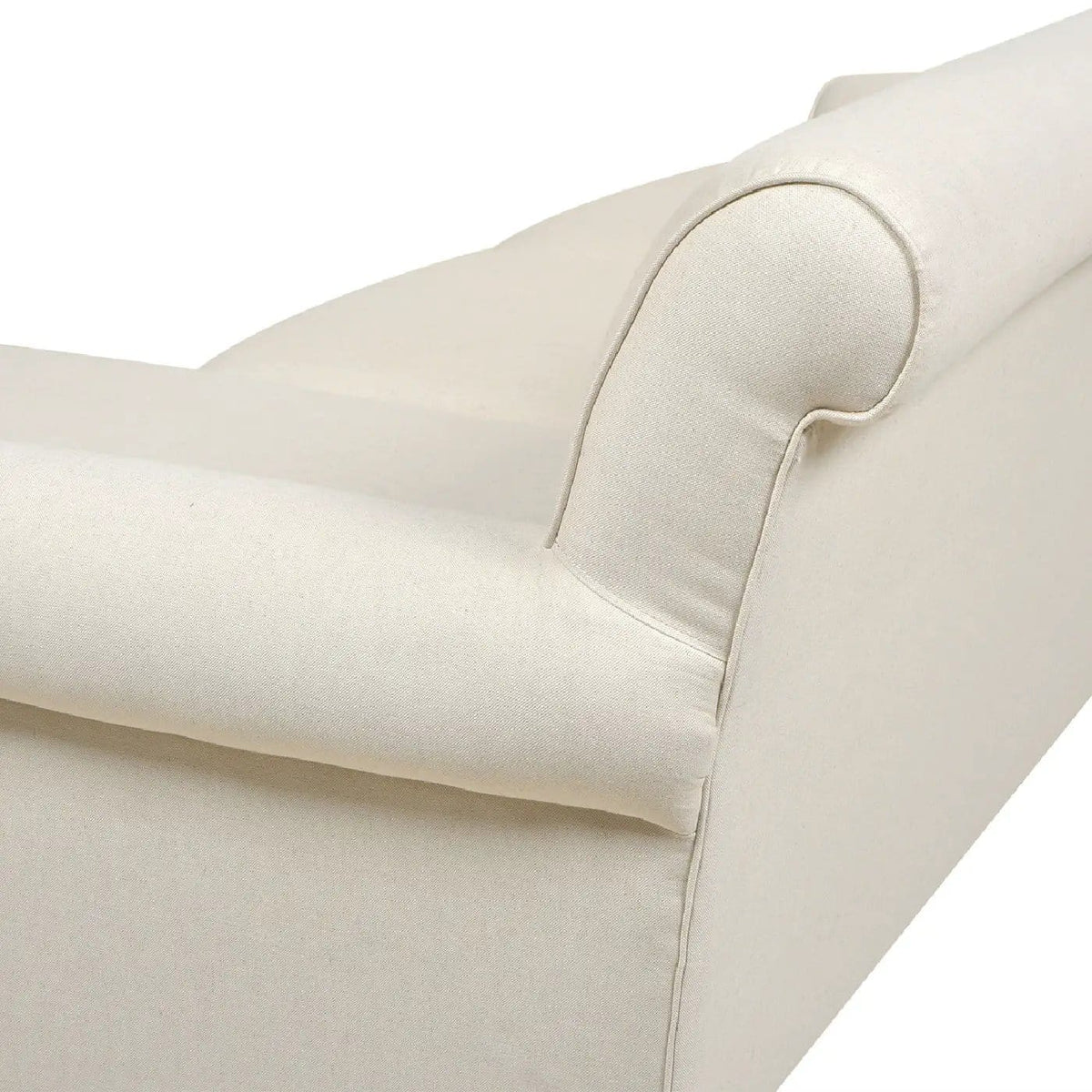 Alana L-Shape Reversible Sectional Sofa | 88 x 62 x 33 in | Living Room Furniture | Light Beige
