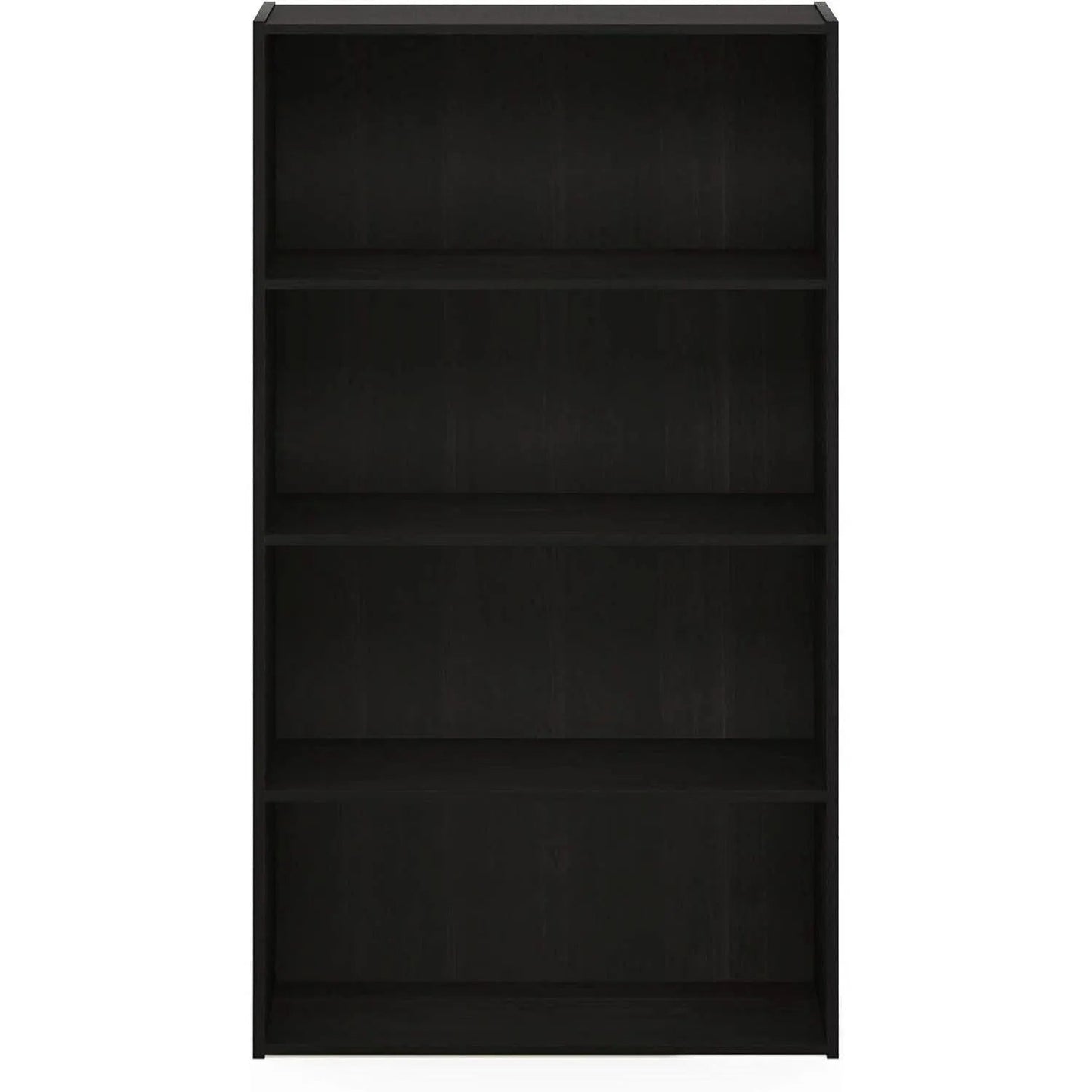 Espresso Four Tier Bookcase Bookshelf Storage Shelves from PriceLows™