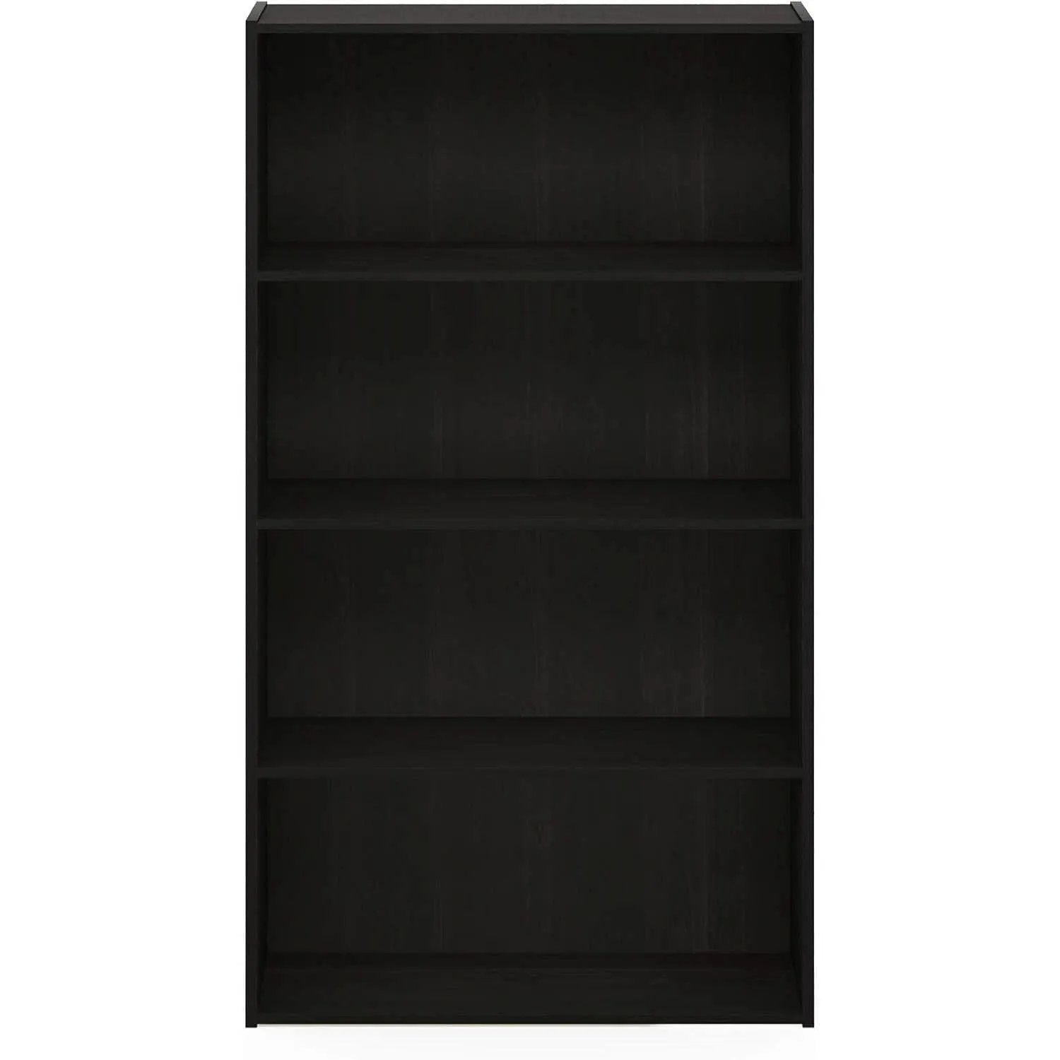 Espresso Four Tier Bookcase Bookshelf Storage Shelves from PriceLows™