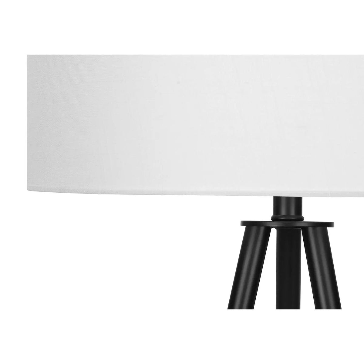 Metal Tripod Floor Lamp | 63 Inch Height | 3-Way Switch | Contemporary Design