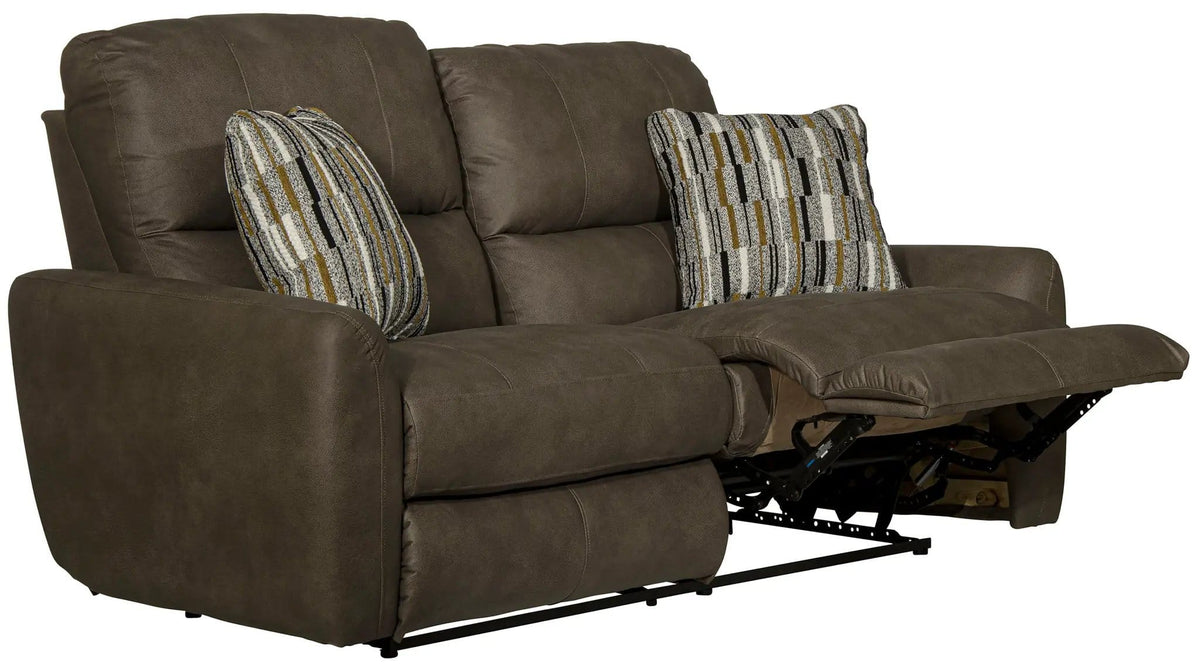 Dorian Reclining Loveseat | 4 Pieces | Faux Leather & Fabric | Living Room