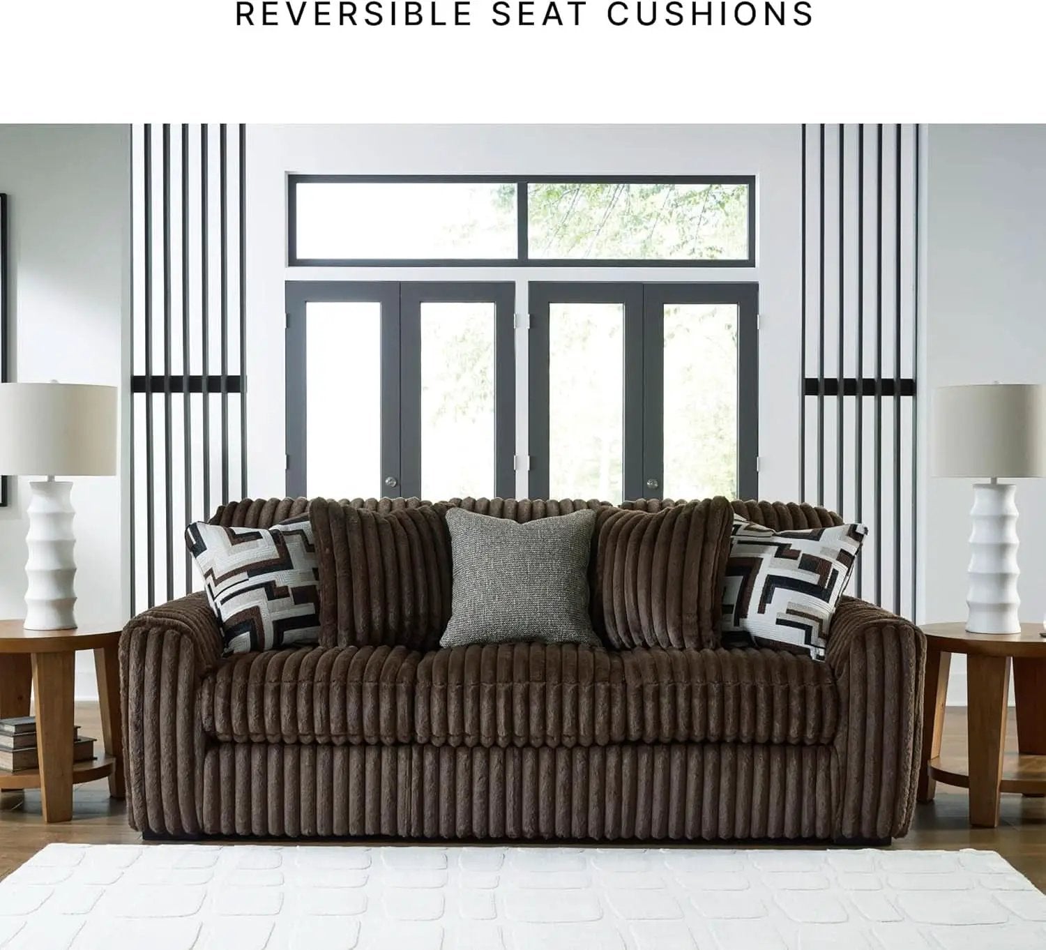 Queen Sofa Sleeper Anthracite Black Memory Foam Ultra from PriceLows™