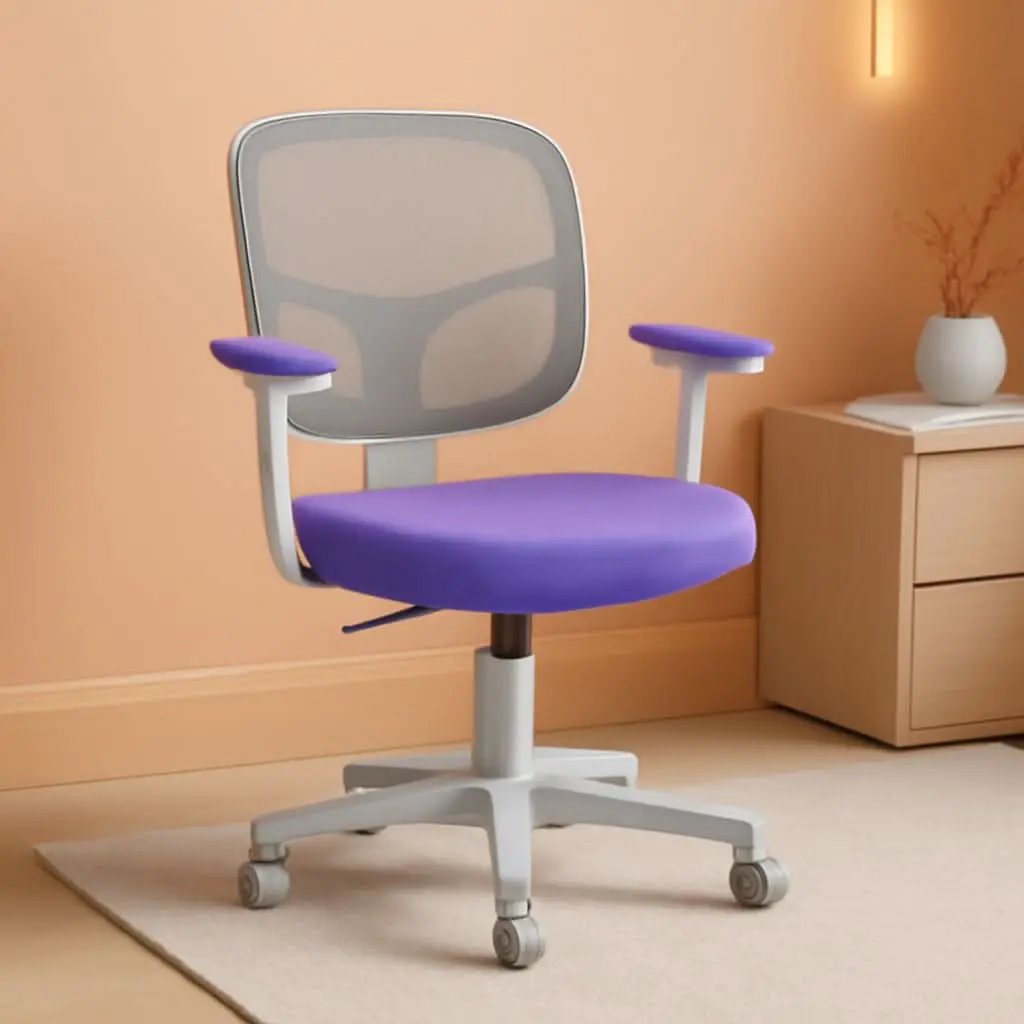 Kids Desk Chair Height Adjustable 16 To 21 Inches Violet from PriceLows™
