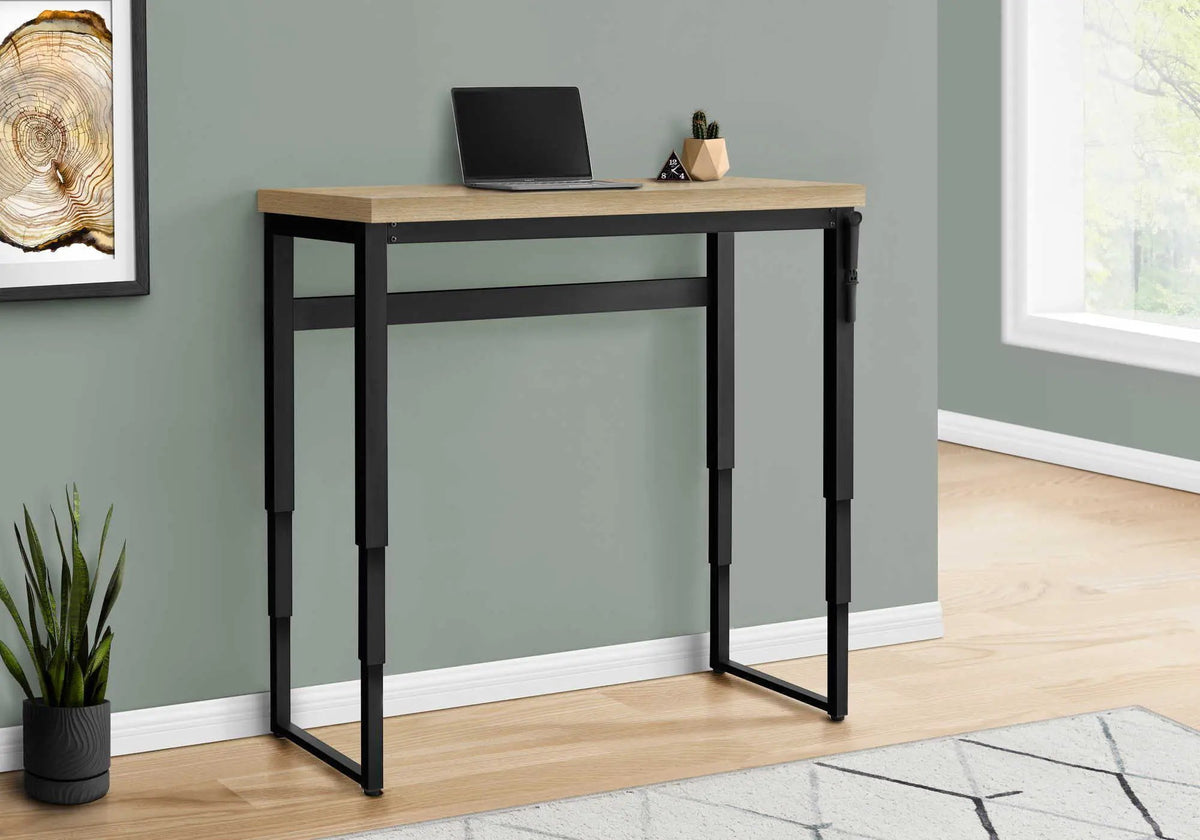 Adjustable Standing Computer Desk | 47.25 Inch Width | Thick Panel Tabletop | Contemporary Design