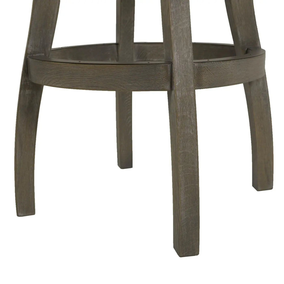 Williams Swivel Bar Stool With Armrests Bar Height (28"-30") | 4 Pieces | Wood & Brass | Dining Room