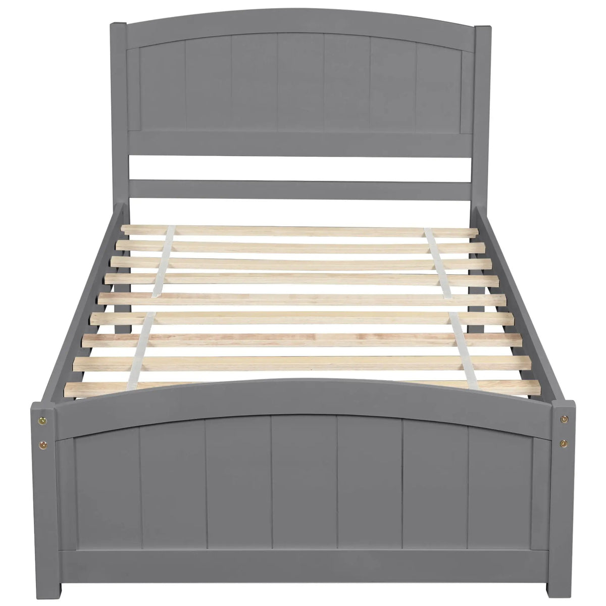 Wood Platform Bed | Headboard And Footboard | Slat Support | Minimalist Style