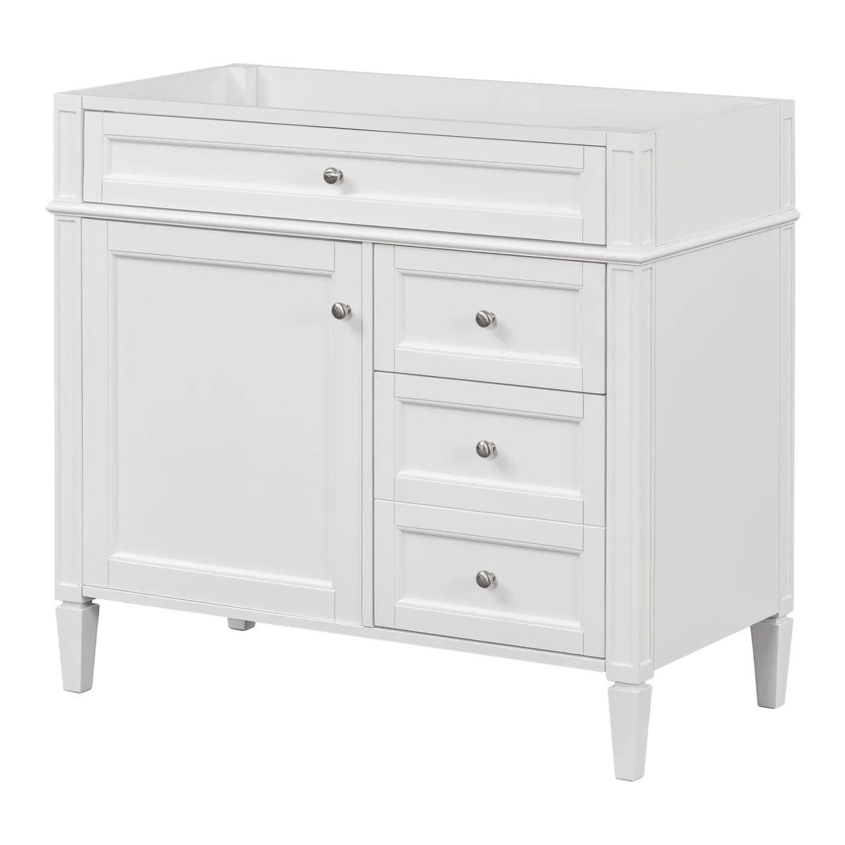 Bathroom Vanity | 3 Drawers | Blue Finish | Tip Out