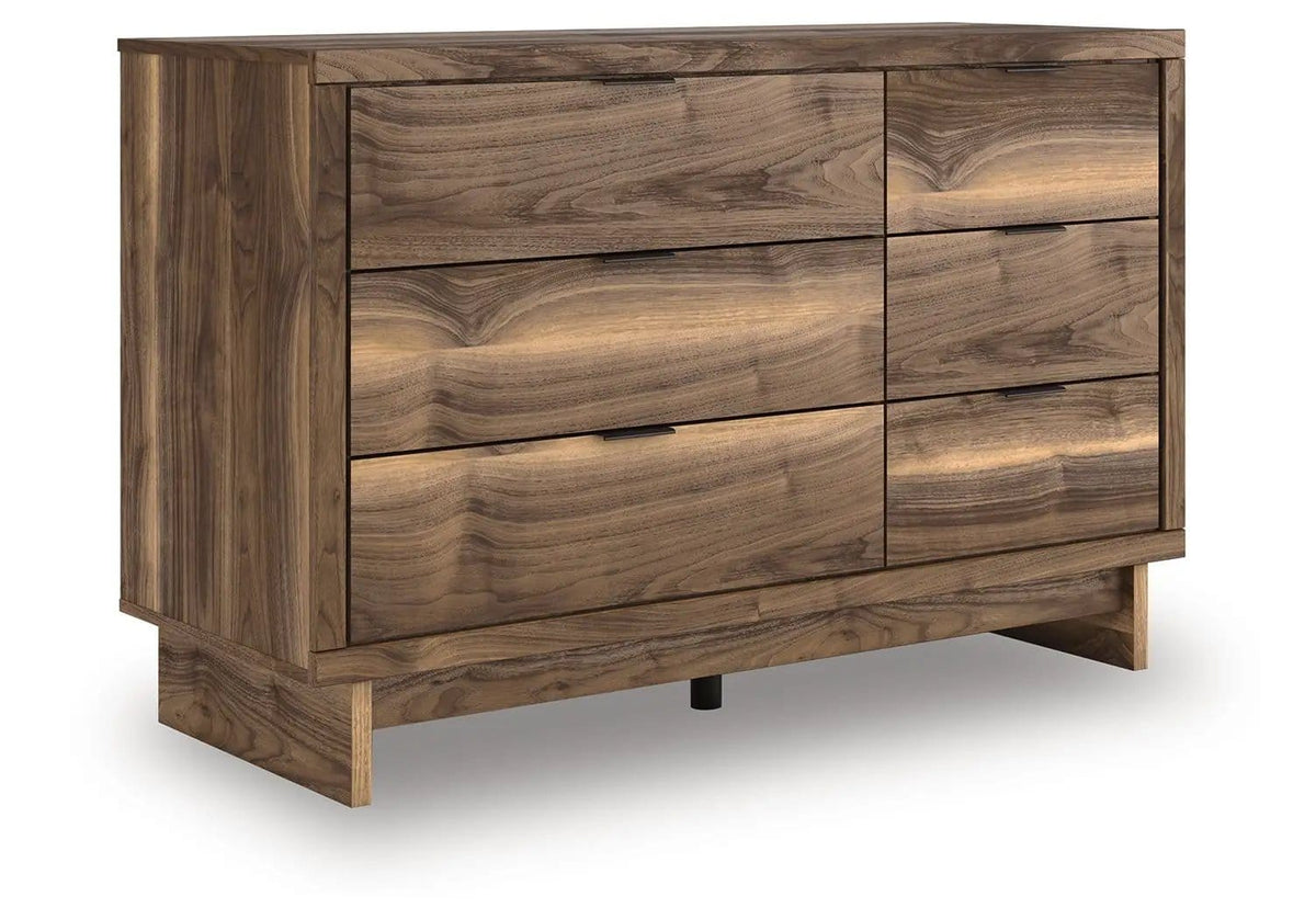 Chirason Six Drawers Dresser | 2 Pieces | Bedroom Furniture | Bedroom