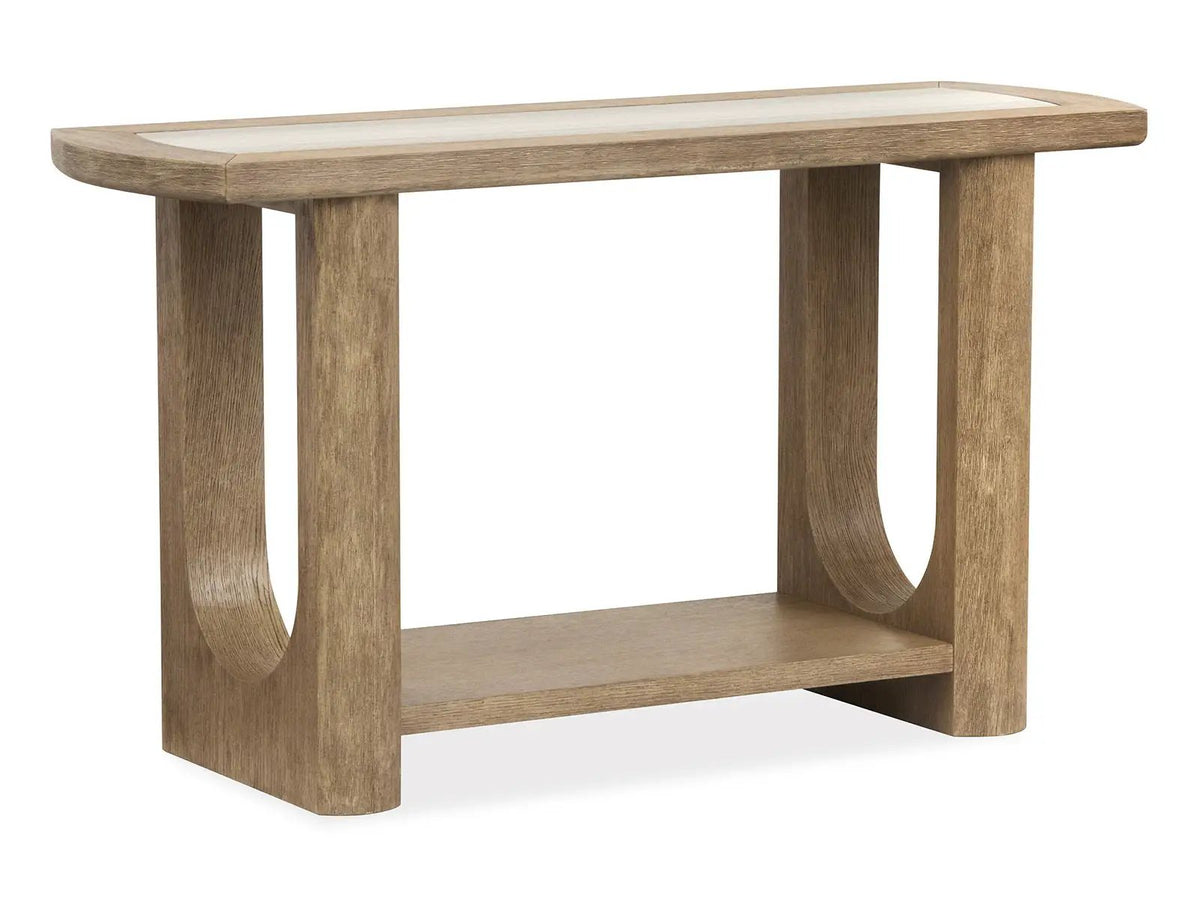 Bradford Rectangular End Table | Granite Top | 26 Inch Width | Versatile Design