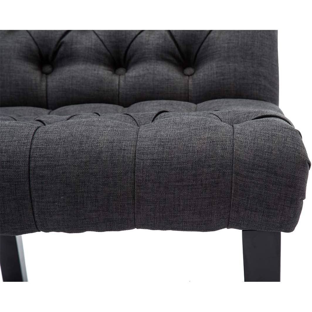 Gray Accent Chair With Wood Legs For Living Room Decor from PriceLows™