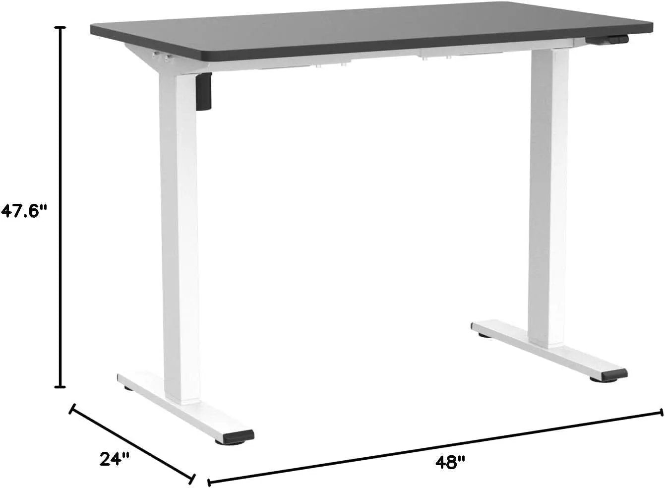 Electric Standing Desk 48x24 Inch Adjustable Height from PriceLows™