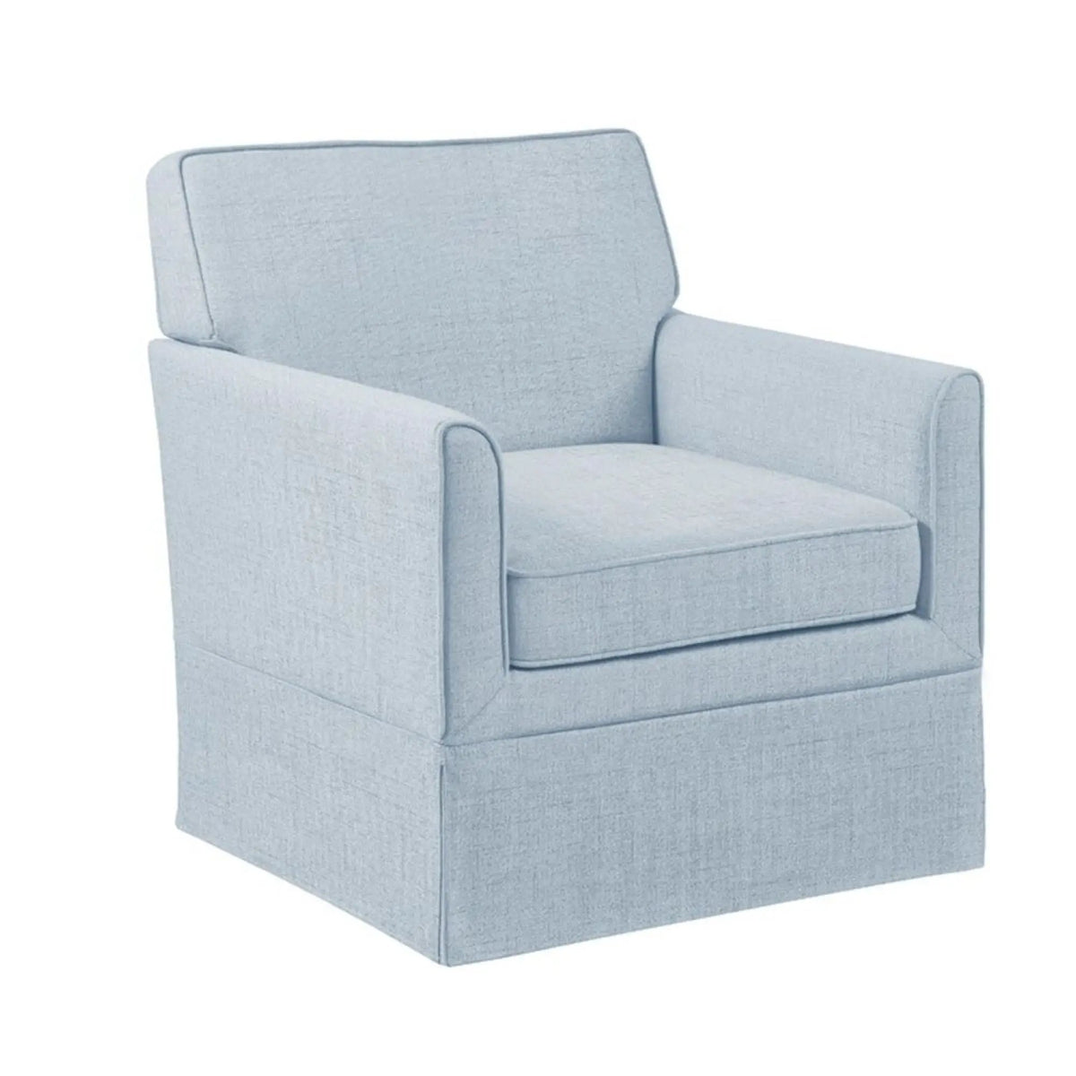 Timeless Accent Armchair | Classic Track Arm Silhouette | Skirted Base | Slipcover Design