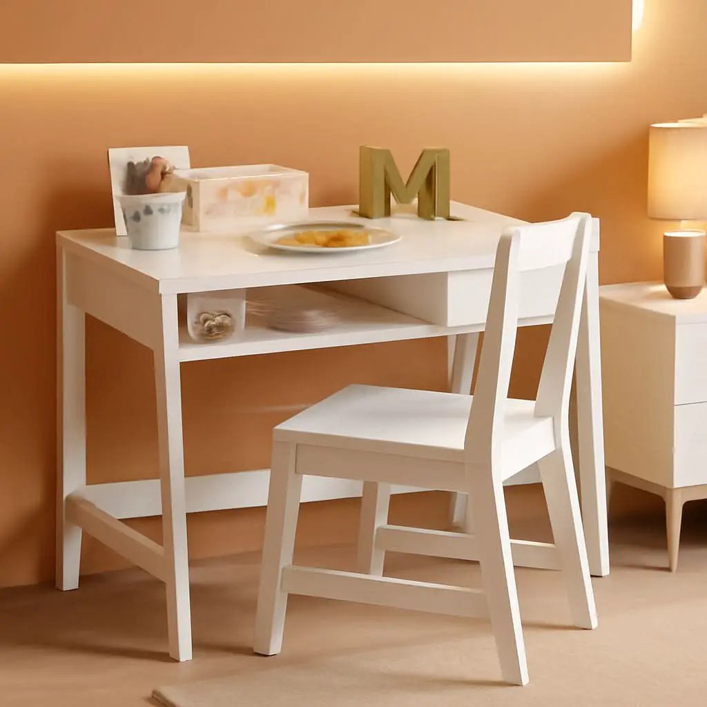 Kids Desk and Chair Set With Storage Drawers for Study from PriceLows™