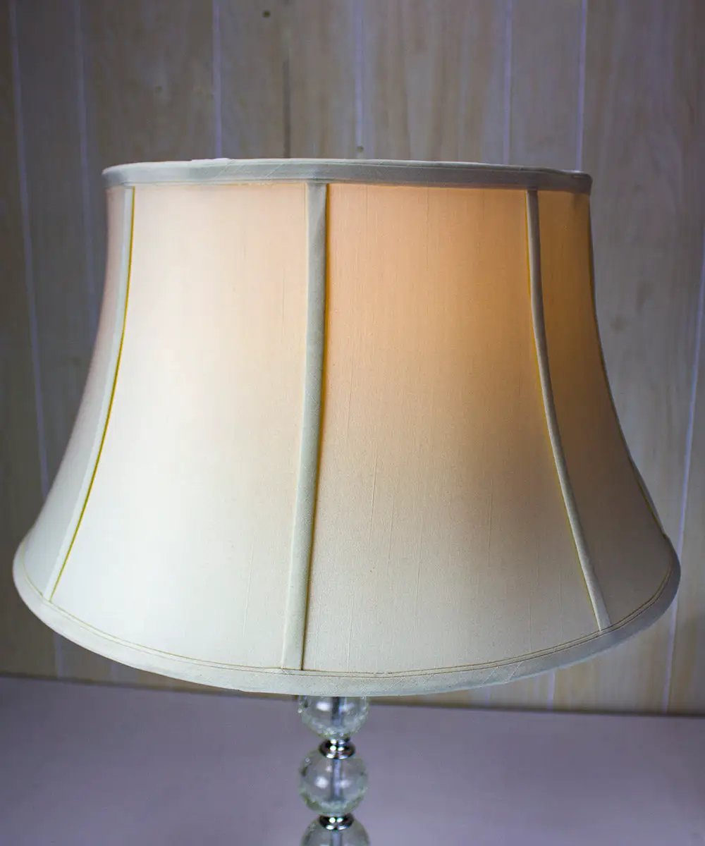 Floor Shantung Lampshade | 19 X 11 Inches | Egg Shape