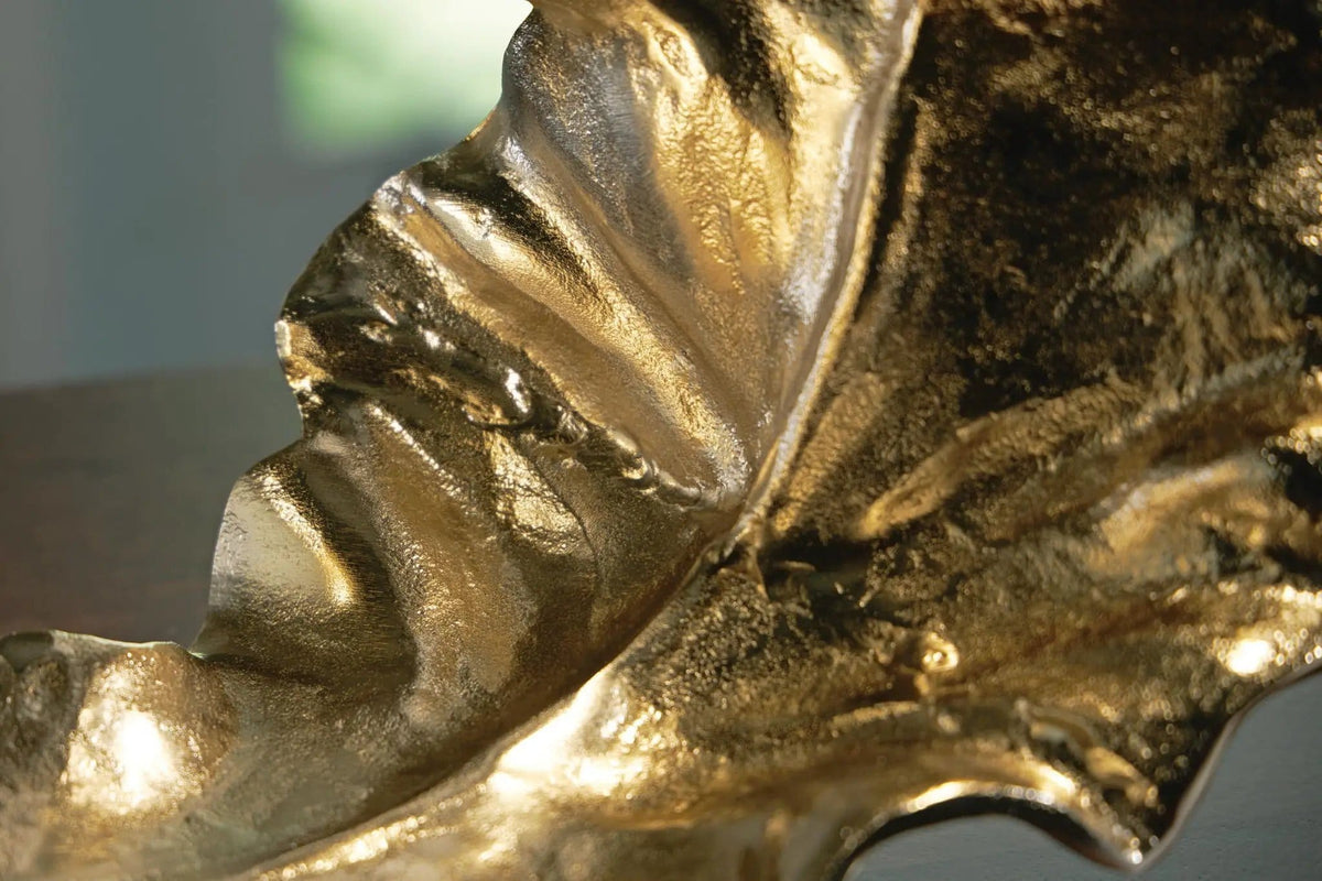 Darinsen Sculpture | 14.25 x 11.88 x 14.13 in | Aluminum | Gold / Silver Finish