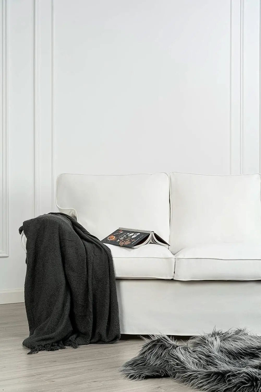 IKEA Ektorp 3 Seat Sofa Slipcover White Replacement from PriceLows™